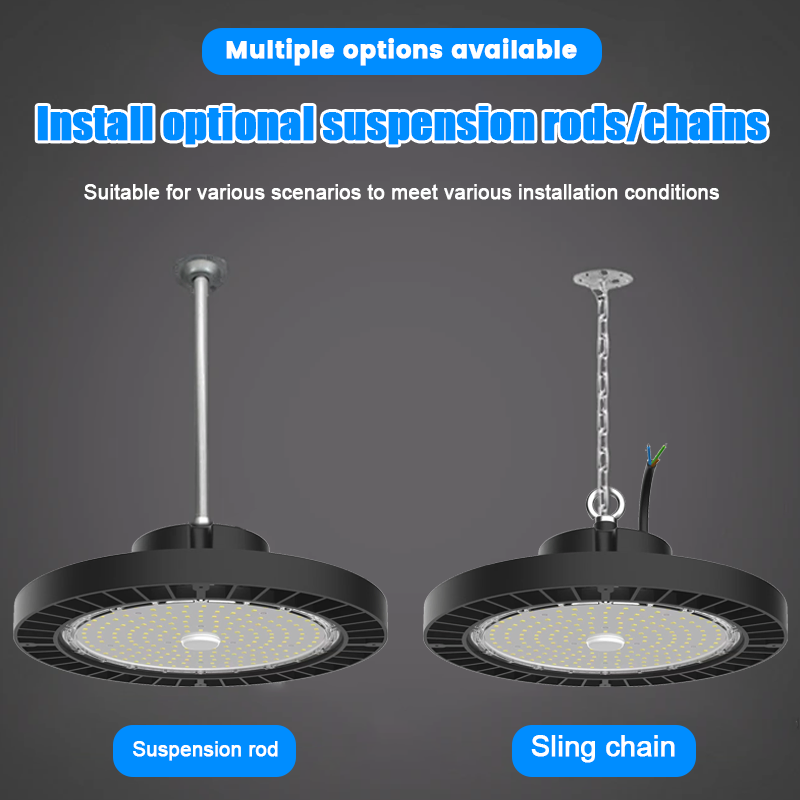 Commercial Industrial UFO Highbay Lamp IP65 Waterproof LED High Bay Light for Factory Warehouse Workshop Supermarket