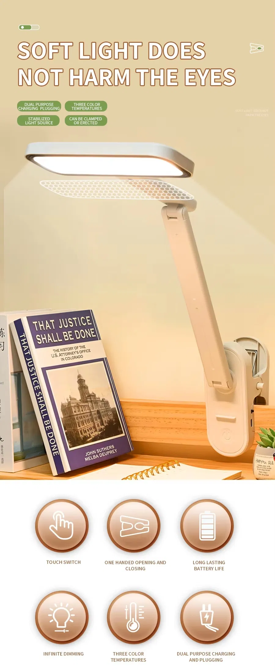 LED Desk Lamp View 1