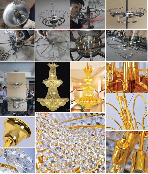 Crystal Chandelier Detail