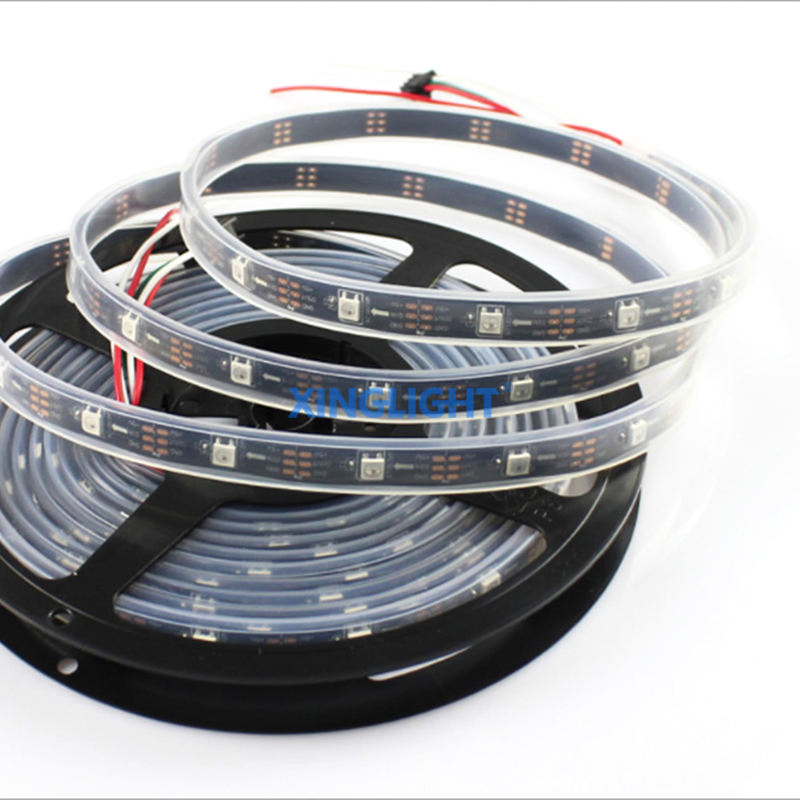 5V RGB Smart Strip Light 30LED with Seven Color USB Connectivity Copper Lamp Body Atmosphere Light Strings