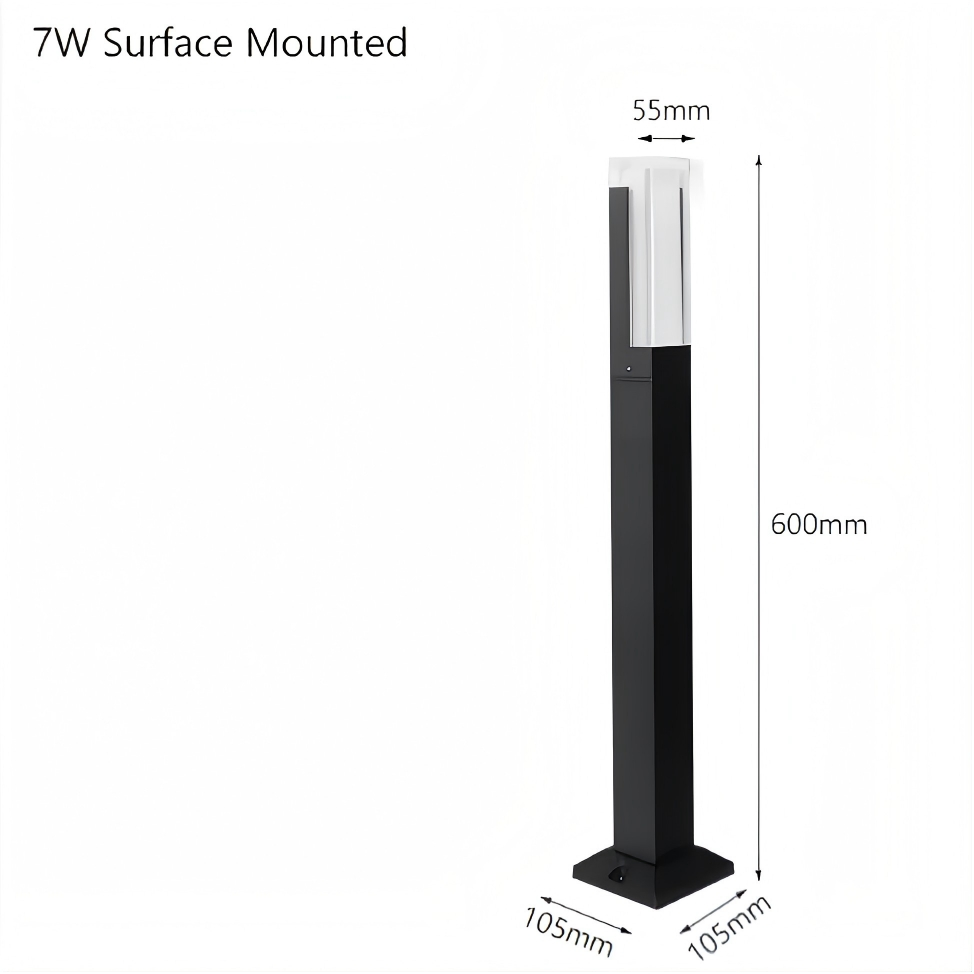 Upright Garden Path Lighting Aluminum Landscape Lawn LED Post Lights