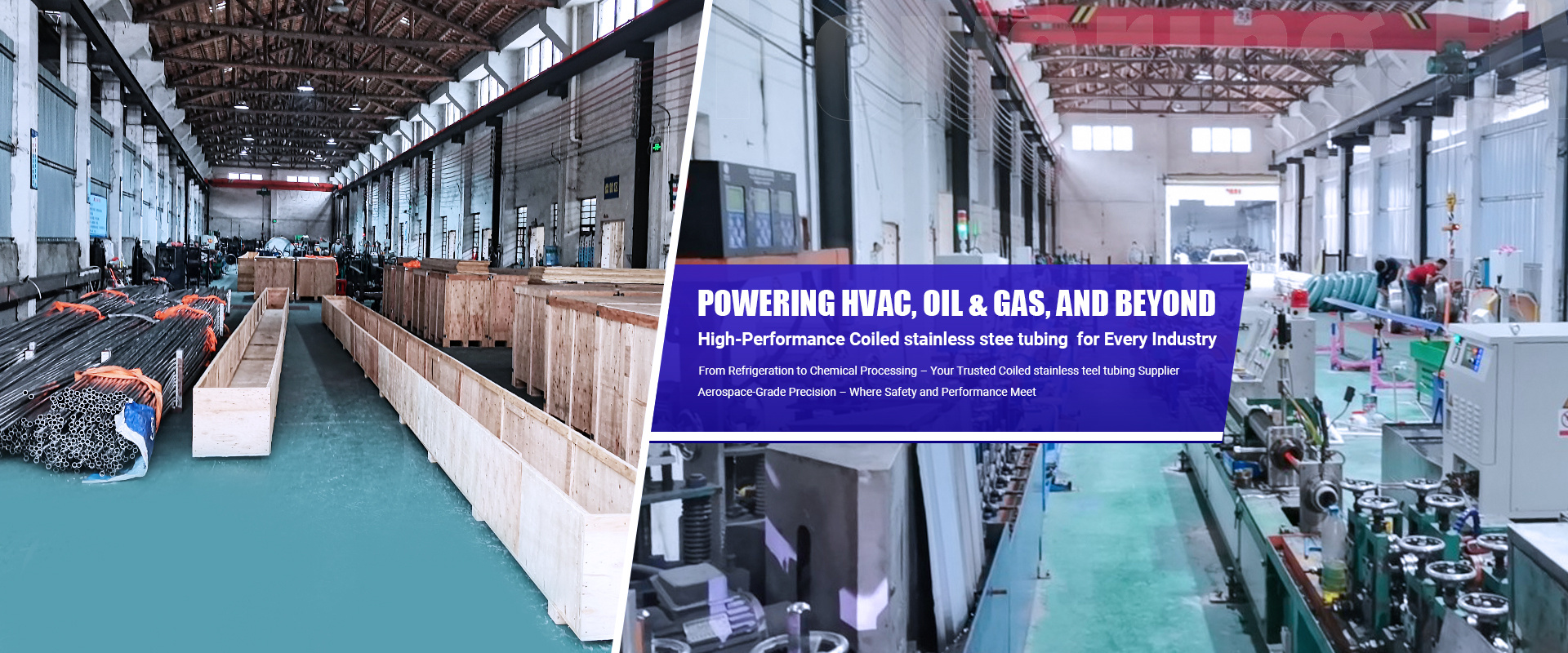 Stainless steel coiled tubing production at Sihe Steel Group