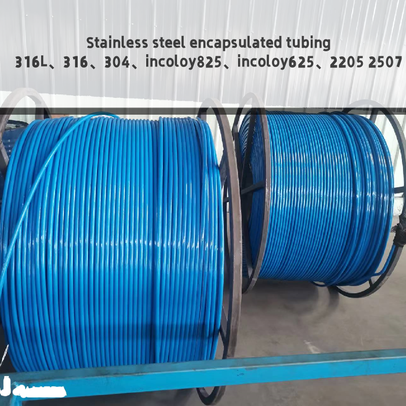 Stainless steel encapsulated tubing