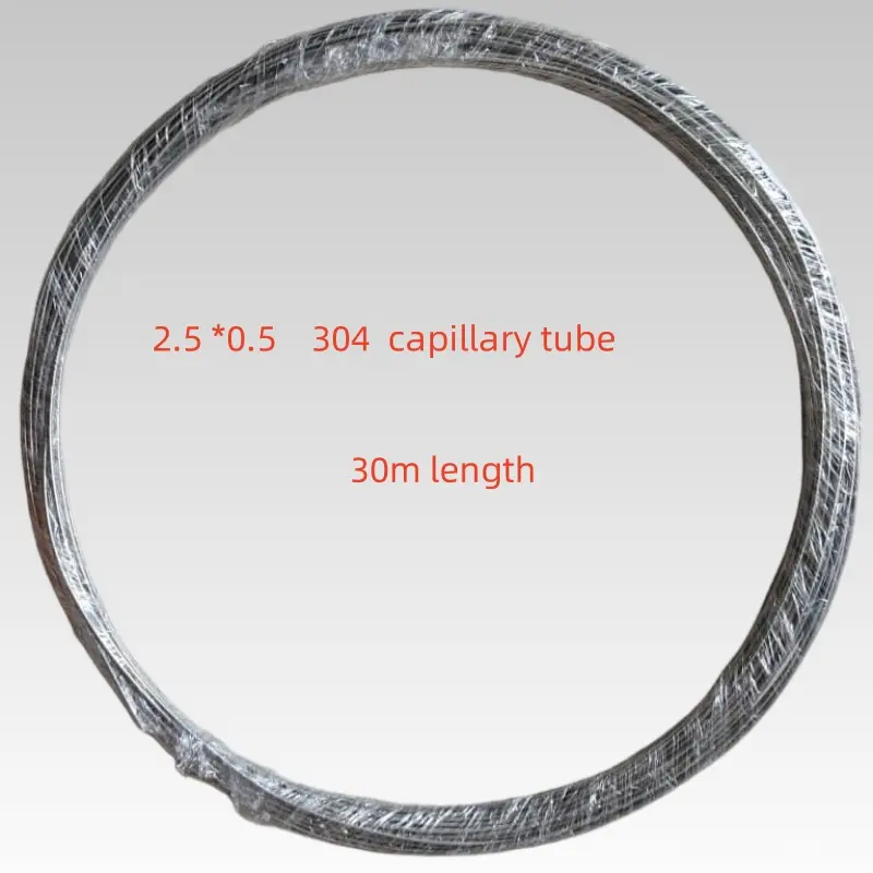 Stainless steel capillary tubing precision grade