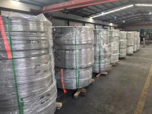 Stainless steel coiled tubing for umbilical manufacturing