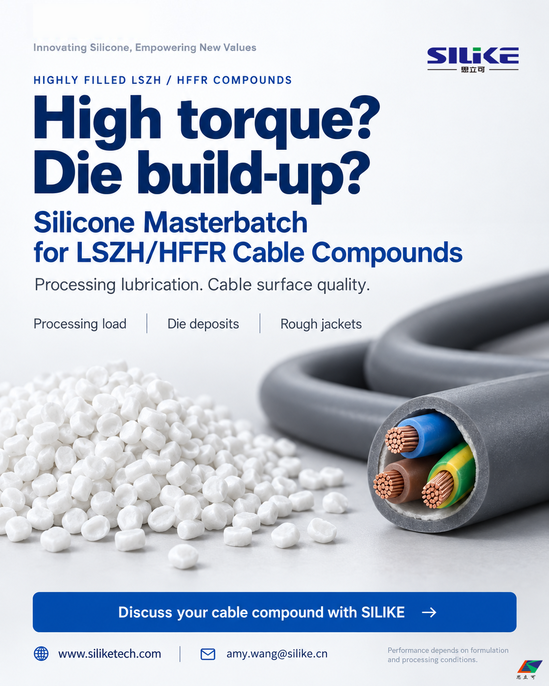 https://www.siliketech.com/silicone-processing-additives-and-surface-modifiers-solutions-for-wire-and-cable/