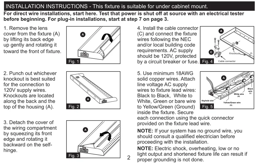 Counter Lighting Detail
