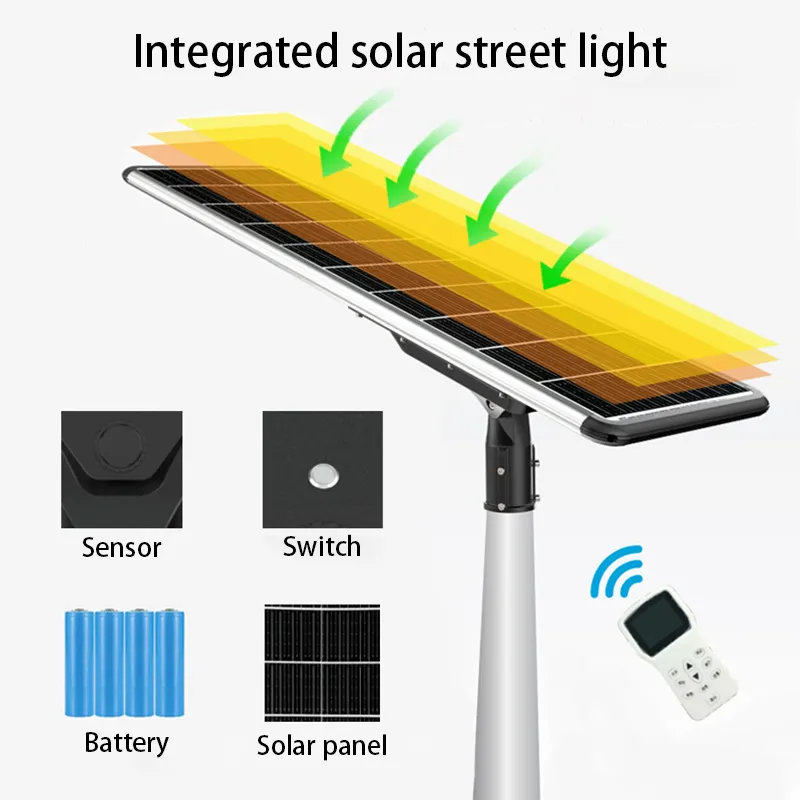 Solar Street Light Side View