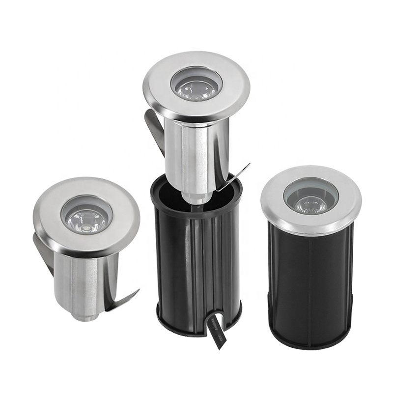 IP67 Waterproof Small Inground Mini Deck Uplight Path Way 1W Landscape LED Underground Light