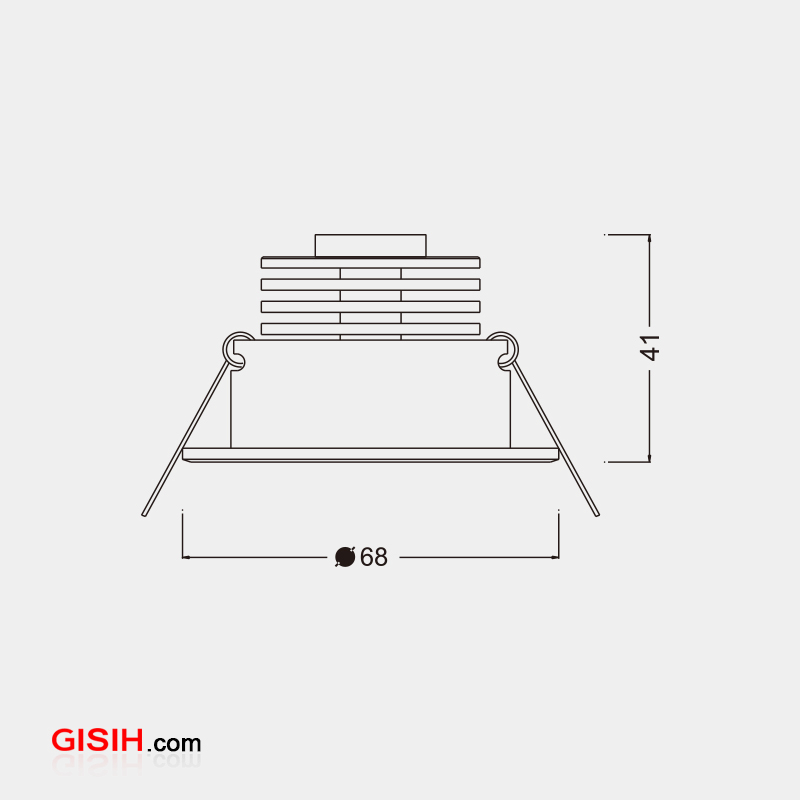Simva Standard Downlight LED Surface Mount LED Kitchen Lighting Cabinet LED Light, Recessed Adjustable Mini LED Lighting