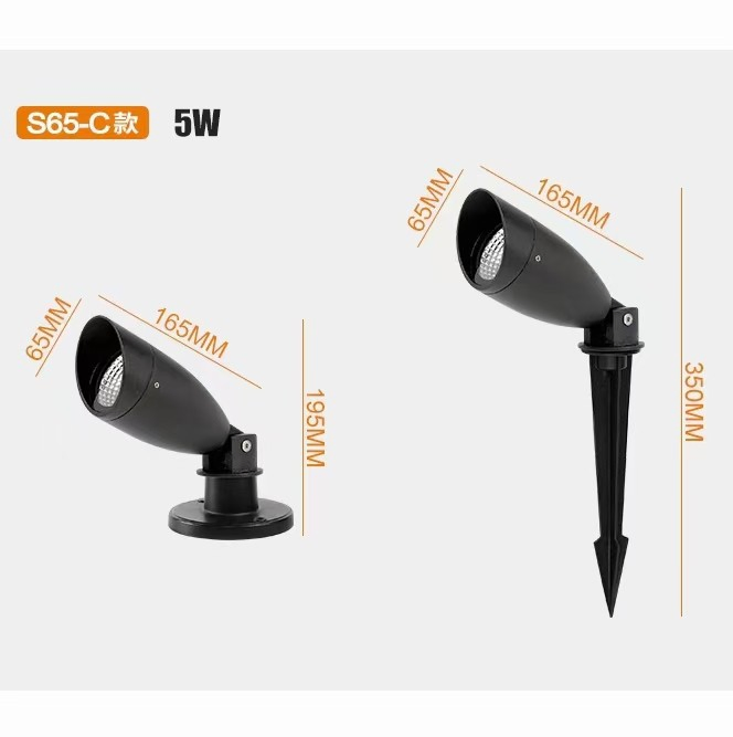 Zhongshan 5W/7W COB LED Landscape Outdoor Waterproof Park Garden Tree Spike Spotlight