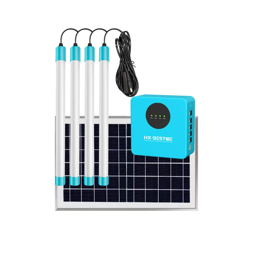 Solar Power System with Lithium Battery for Smart Homes Farm Outdoor Lighting Industrial Electricity Energy Bank Solar Power System