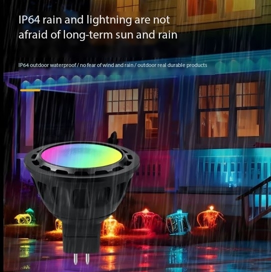 Factory Direct Sale Spotlight Low Voltage 12 Volt 5W LED MR16 Gu5.3 Landscape Light Bulbs