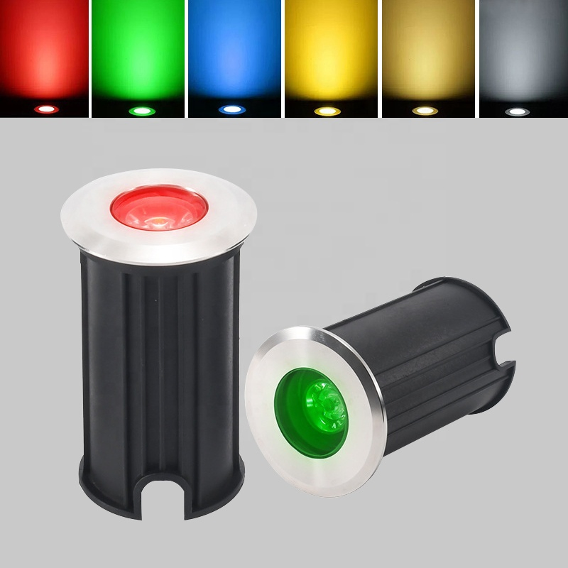 IP67 Waterproof Small Inground Mini Deck Uplight Path Way 1W Landscape LED Underground Light