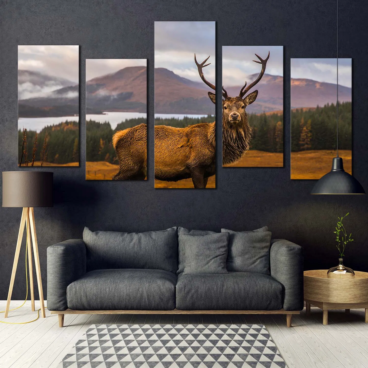 Oil Painting Animal Canvas Painting Poster Canvas Printing Wall Art Picture for Home Decor (No Frame) Canvas Wall Art