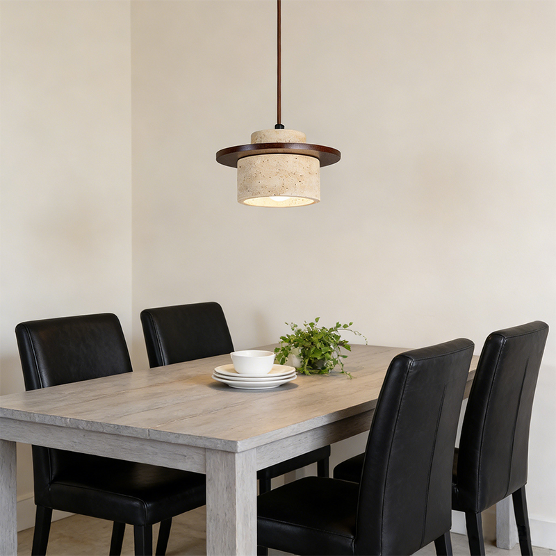 Home Stone Hanging Lamp Indoor Dining Decorative Chandelier Pendant Light