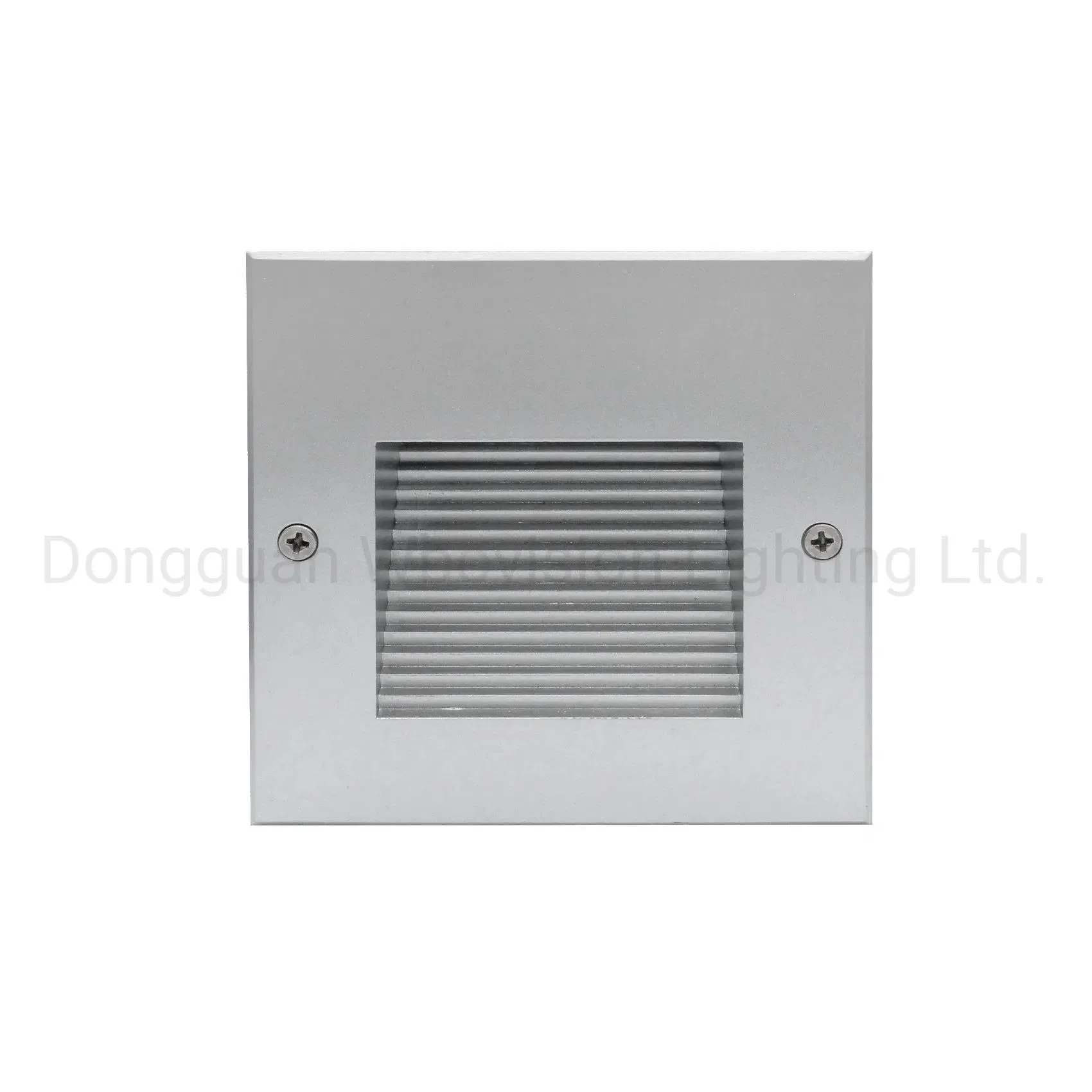 Aluminium LED Recessed Step &amp; Wall Light IP67 Waterproof Rust Proof for Courtyard Steps Patio Wall Garden Path