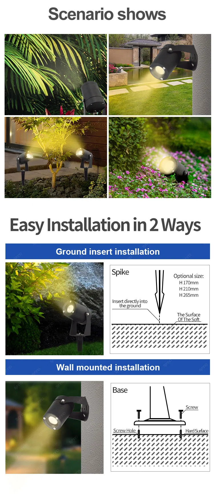 Landscape Spike Light 4