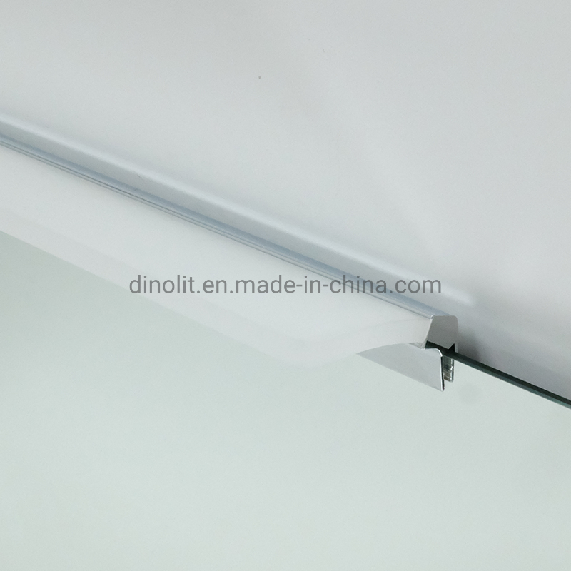 45cm / 60cm Acrylic Curved Design Chrome Aluminum 12V Input Waterproof Bathroom Furniture/Bath Vanity/Mirror Cabinet LED Light with CE IP44