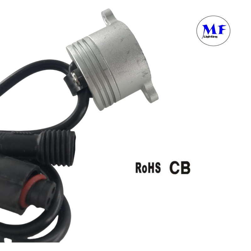 Factory Price 1W IP67 LED Pathway Walkway Squares R/G Bridge Footwalk Sidewalk Path Sidewalk Trottoir Garden Pathway Pavement Outdoor Landscape LED Step Light