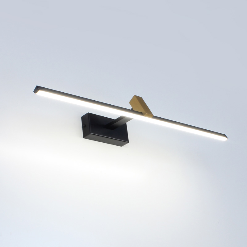 Black Gold Image Light 12W Bathroom Vanity Mirror LED Mirror Wall Light