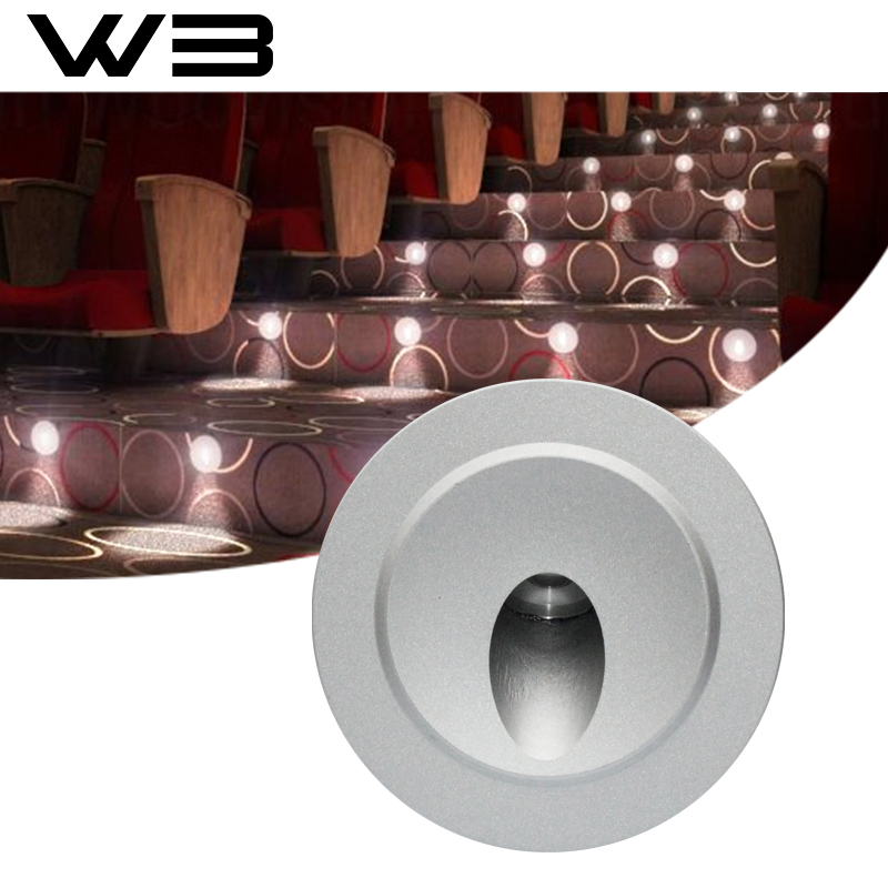 IP65 LED Recessed Step Light Waterproof Corrosion Resistant for Hotel Lobby Flat Stairs Garden Path Wall
