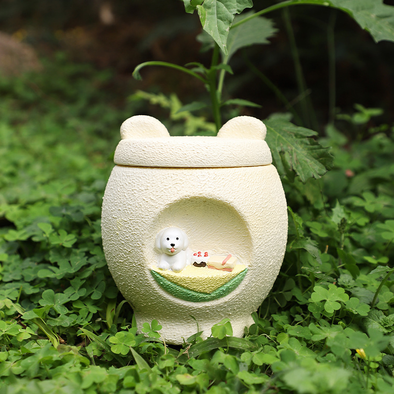 Elegant House Design Pet Urn Promotion Gift - Color as Picture