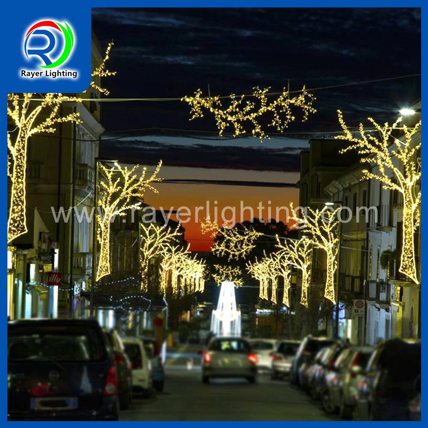 LED Combinatiuon Huge Christmas Lighting Project LED Motif Pictures