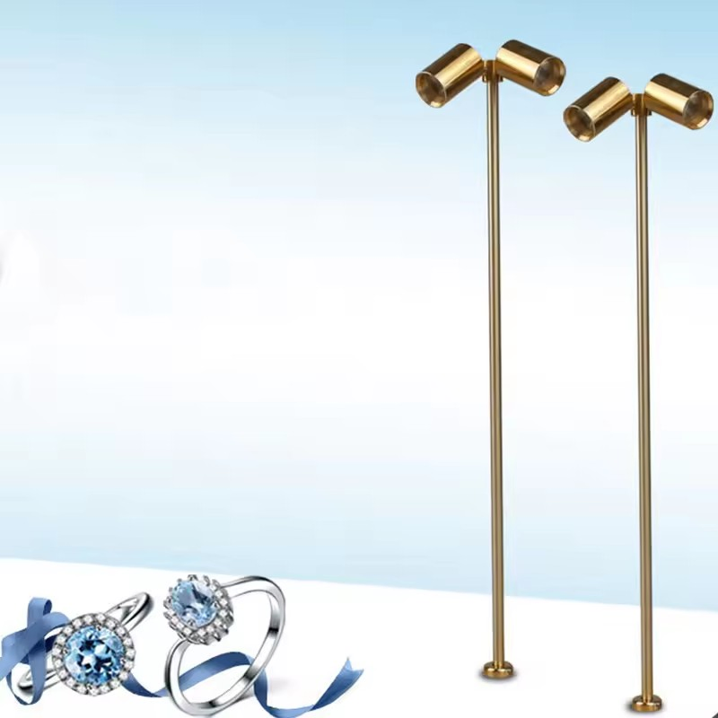 LED Spot Watch Jewelry Display Double Head Shop Cabinet Museum Showcase Lighting