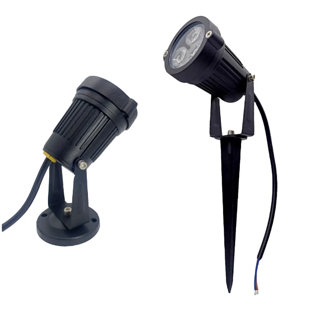 3W IP66 30 Degree LED Small Solar Spot Light Landscape Light Projector Light Spot Light LED Lamp