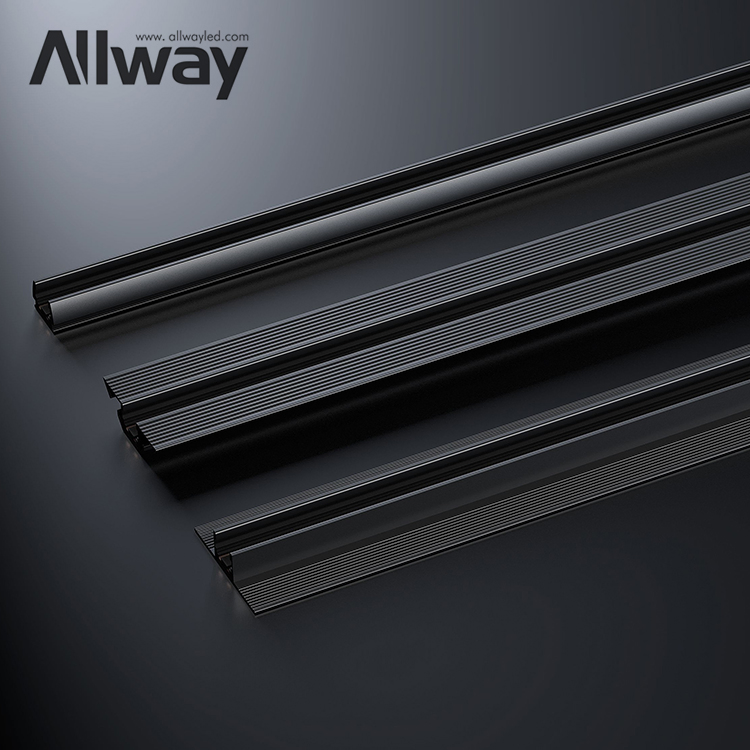 Premium Black Magnetic LED Track Lighting System for Indoor Use