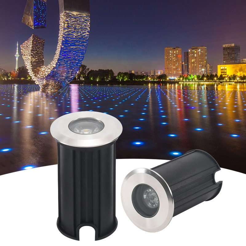 IP67 Waterproof Small Inground Mini Deck Uplight Path Way 1W Landscape LED Underground Light