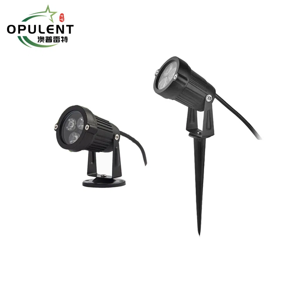 3W IP66 30 Degree LED Small Solar Spot Light Landscape Light Projector Light Spot Light LED Lamp