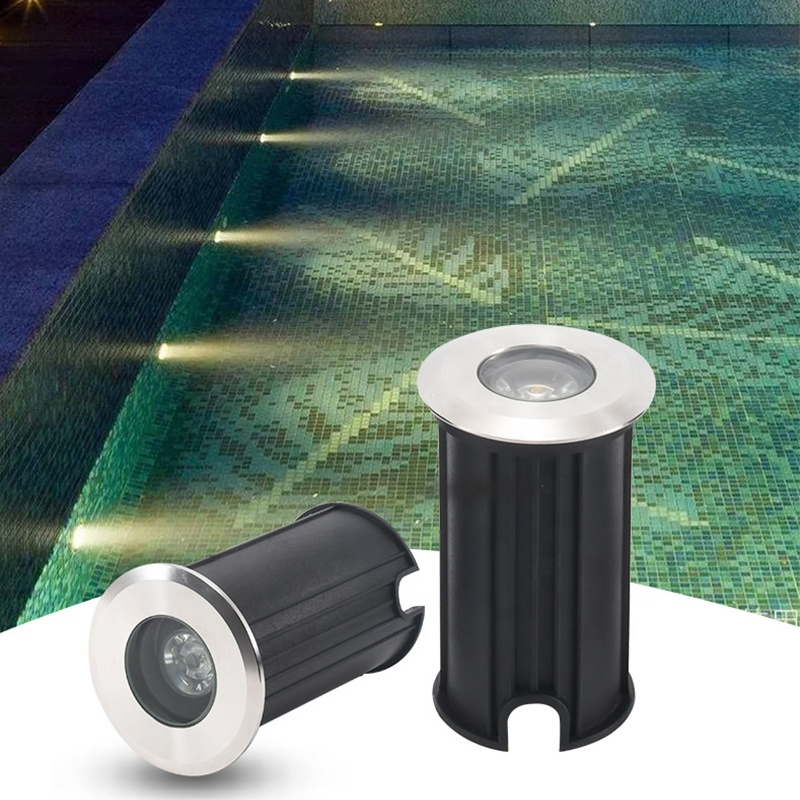 IP67 Waterproof Small Inground Mini Deck Uplight Path Way 1W Landscape LED Underground Light