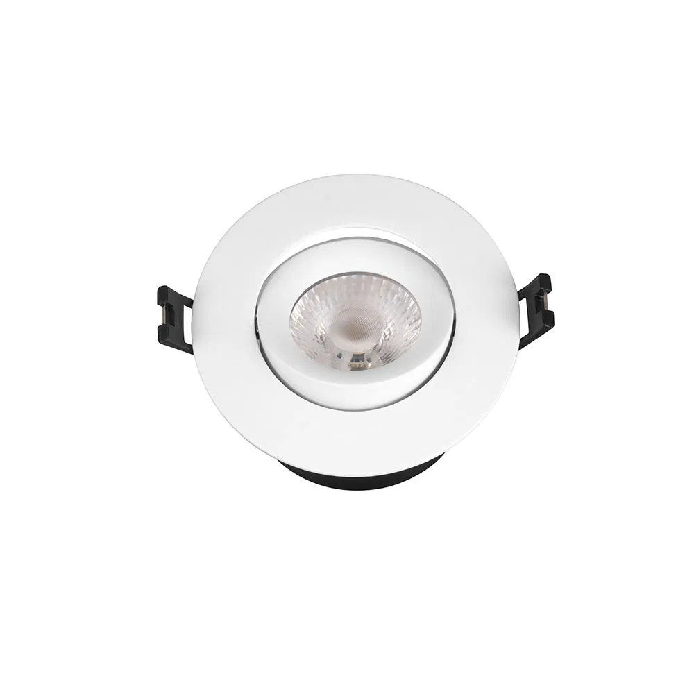 68-83mm Cutout Dimmable 90-110lm/W Flicker Free Anti- Glare 7W Ultra-Thin Downlights Recessed Downlight COB LED Spotlight