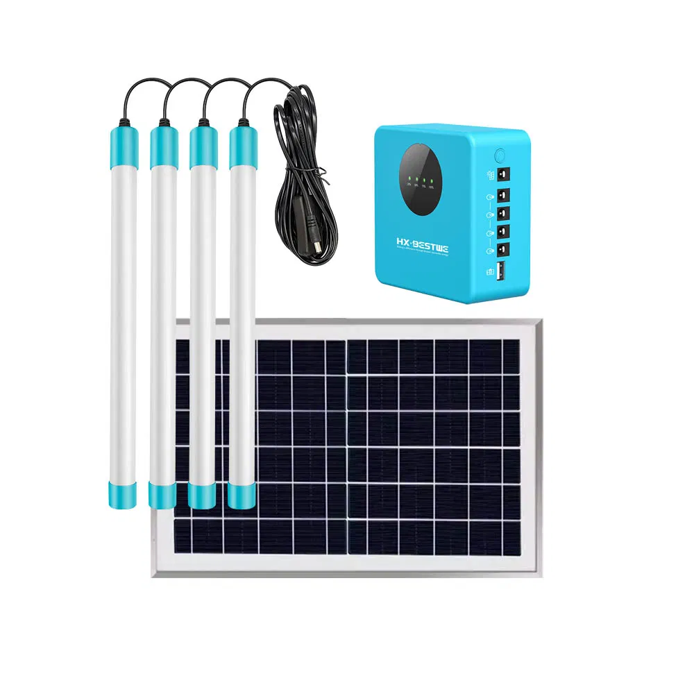 Solar Power System with Lithium Battery for Smart Homes Farm Outdoor Lighting Industrial Electricity Energy Bank Solar Power System