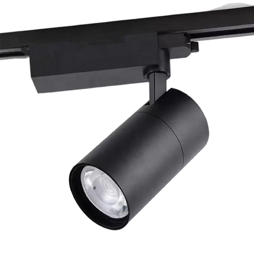 40W Track Spot Light Aluminum Shell High Lumen COB LED Track Lighting