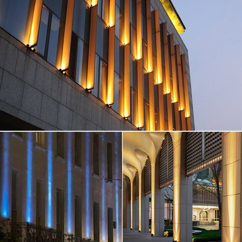 Long Range Landscape Street Garden Spot Light Exterior Wall Lighting Outdoor IP65 Waterproof LED Flood Light Spotlight