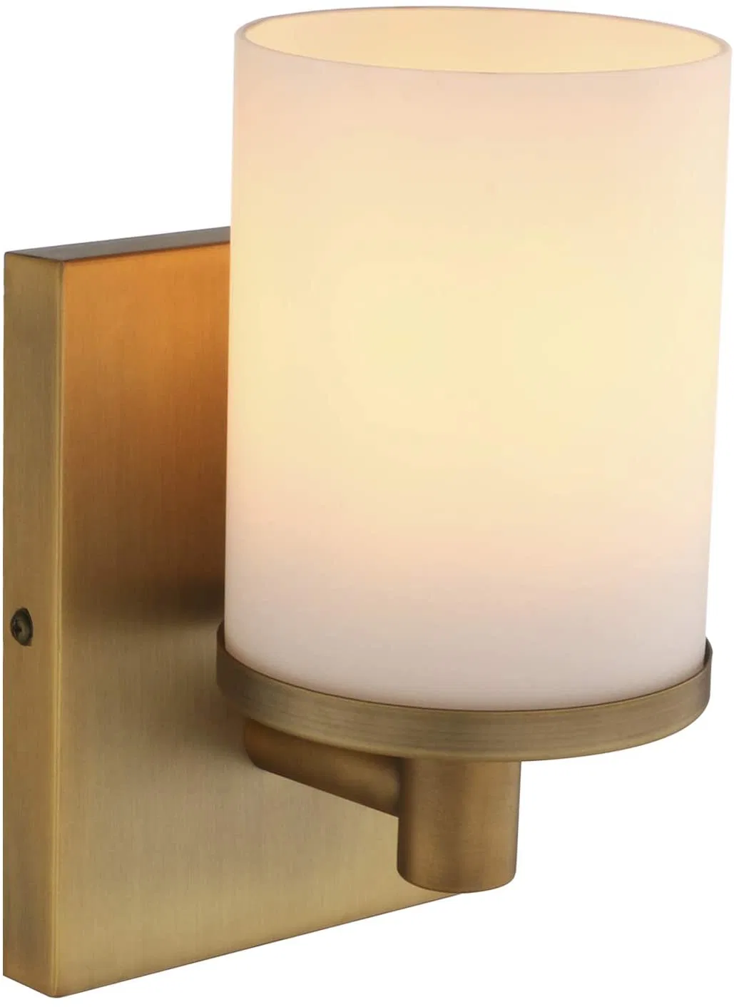 Head UL Certified LED Vanity Lights with Frosted White Glass Wall Mount Light