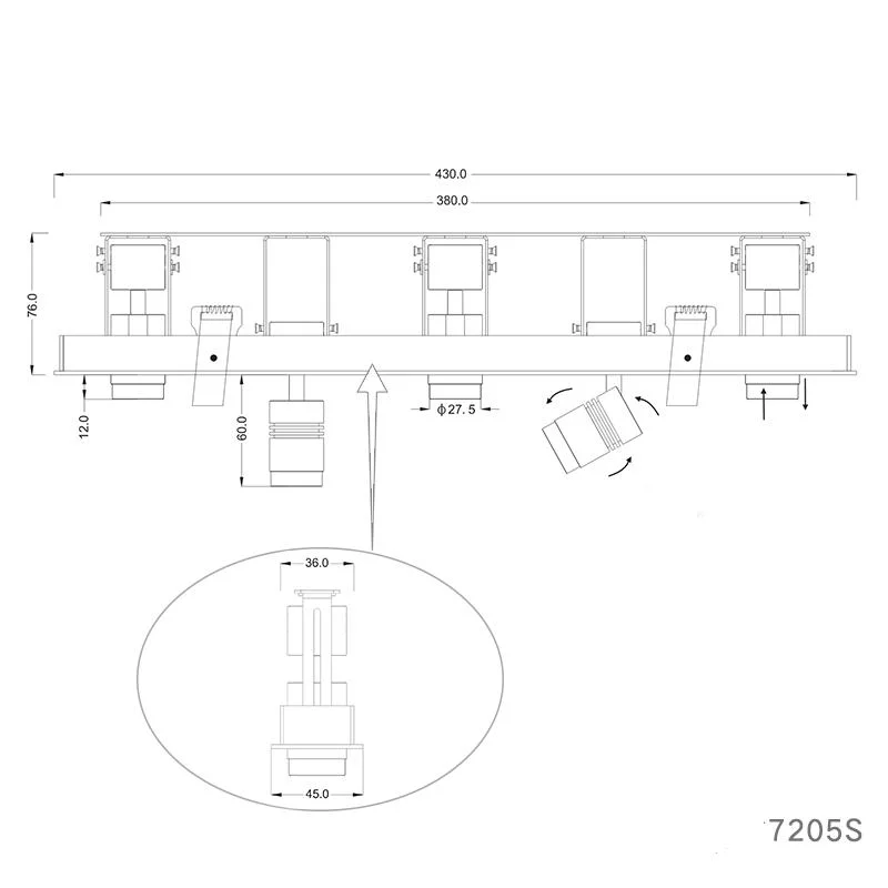 6W Round LED Spot Light for Cabinet Lighting