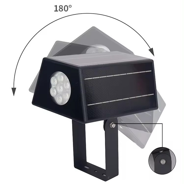 Solar Outdoor Spot Light IP65 Waterproof Warm White Landscape for Yard Pathway