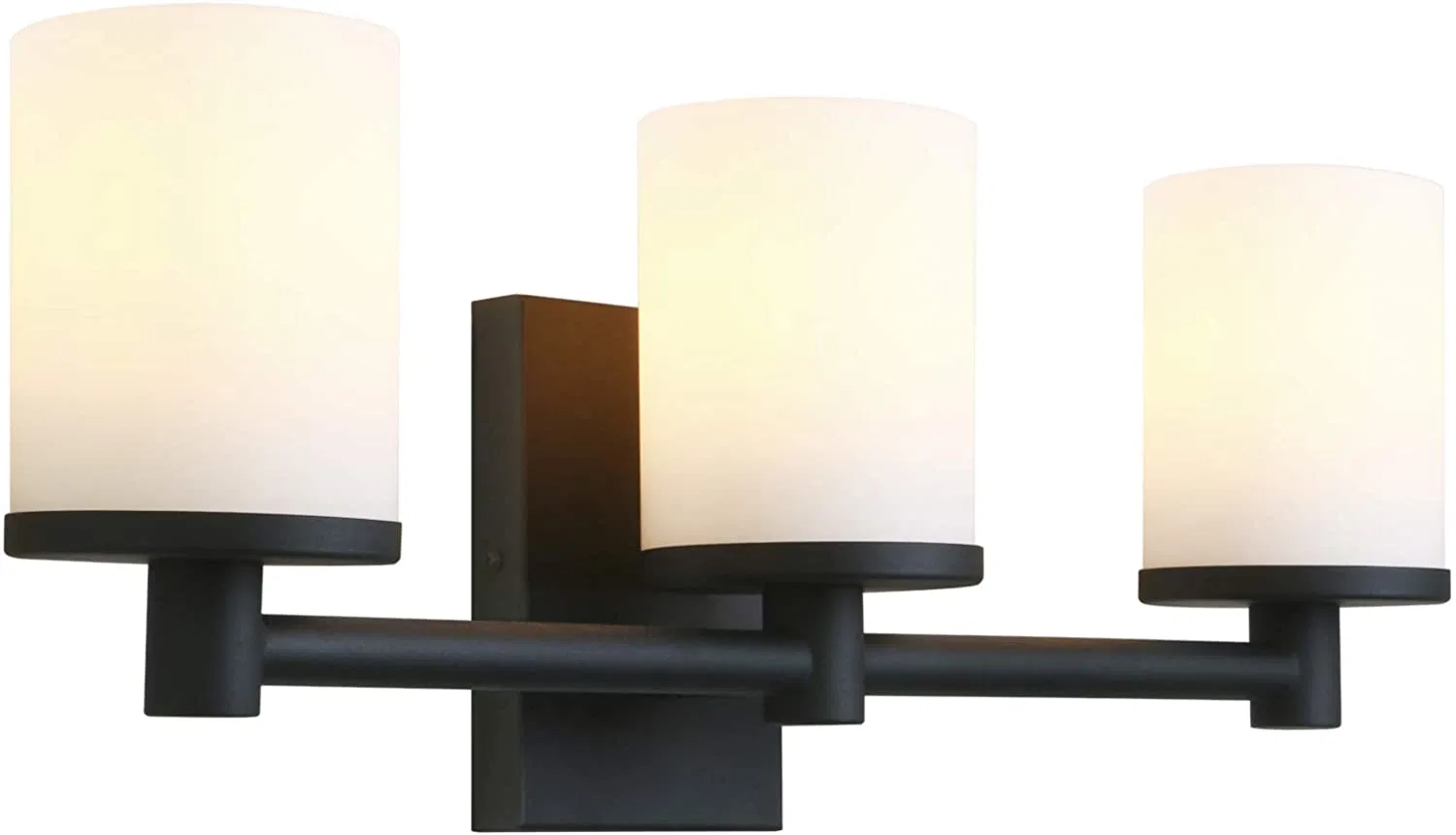 Head UL Certified LED Vanity Lights with Frosted White Glass Wall Mount Light