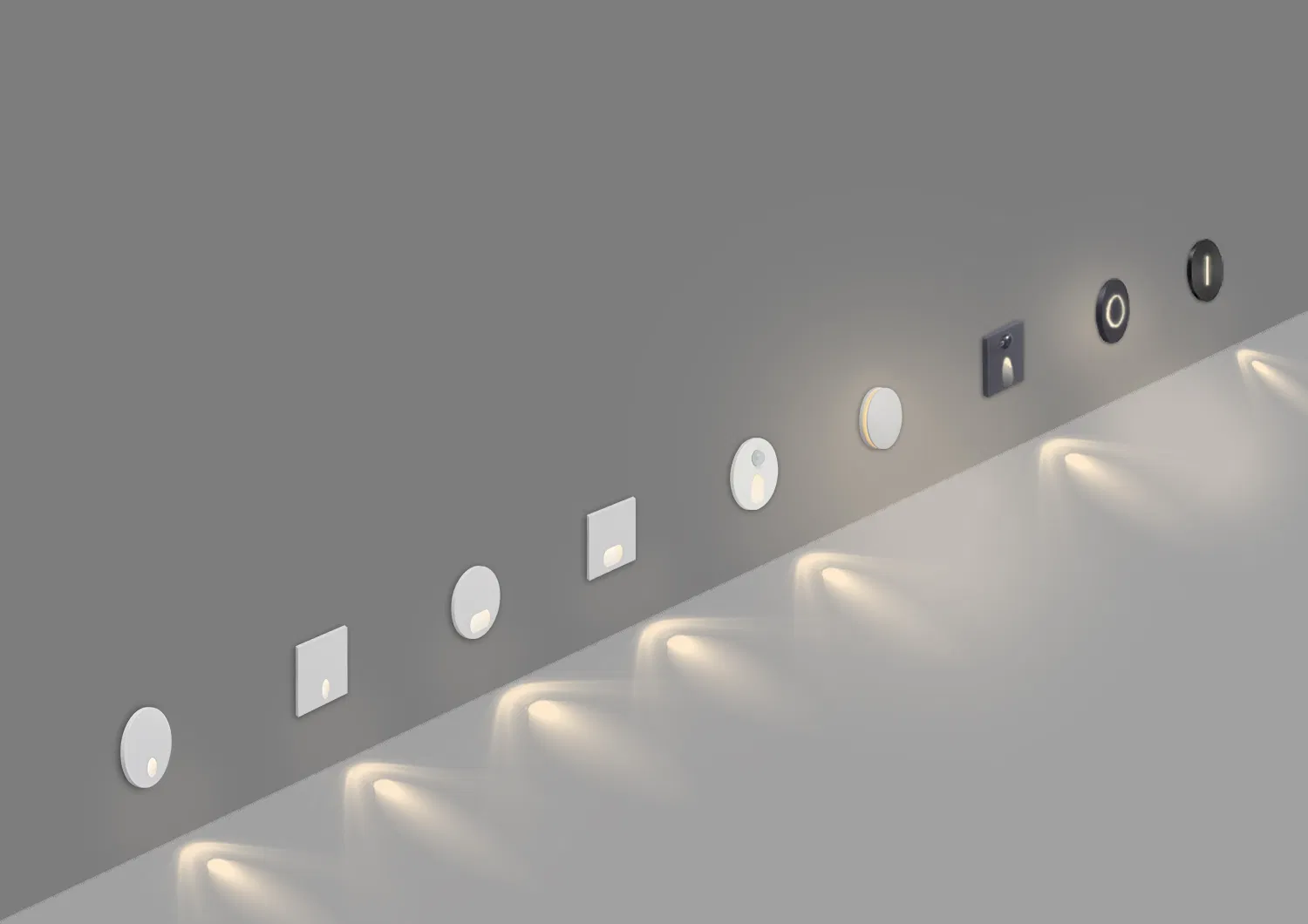 Outdoor Path Light Step Lighting for Safe Stair Navigation