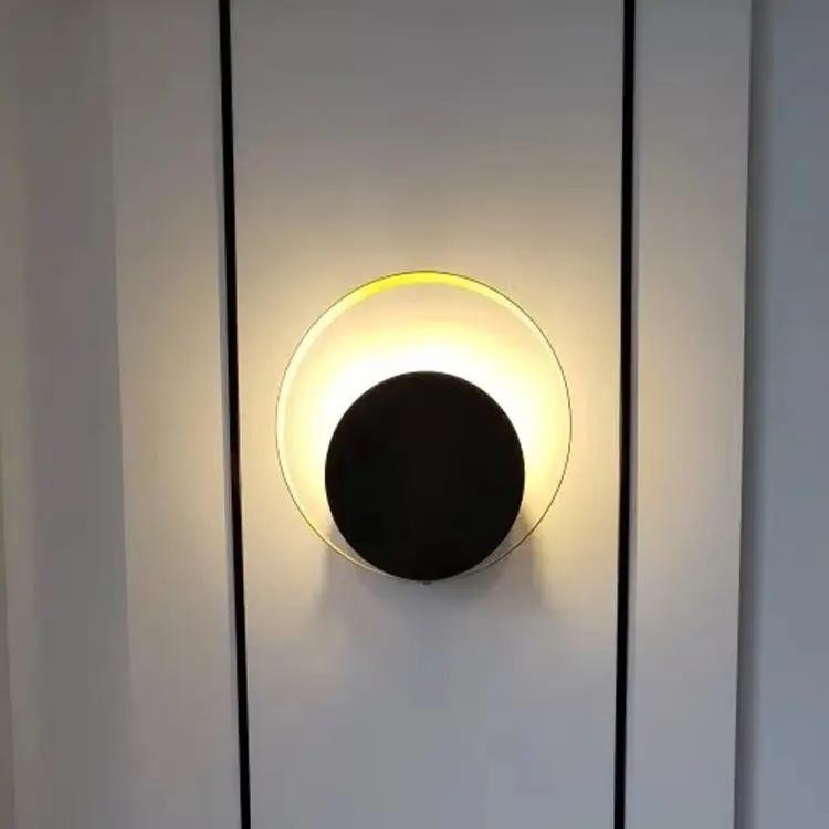 Modern Wallbathroom Vanity Fixture Black Sconce LED Indoor Wall Lights