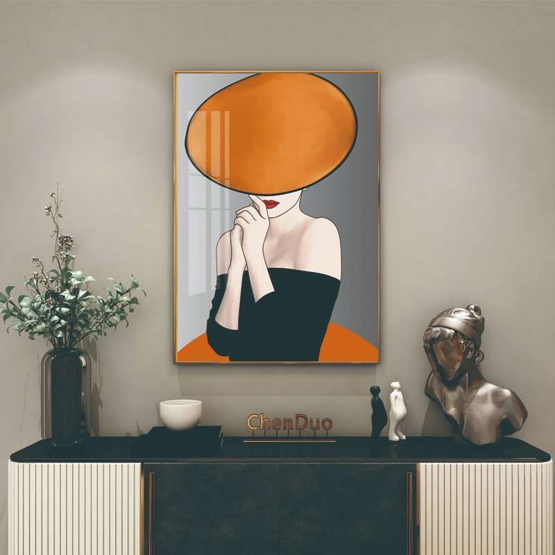 Modern Figure Abstract Geometric Canvas Painting Contemporary Art Poster Print Faces Wall Art Picture for Living Room Home Decor
