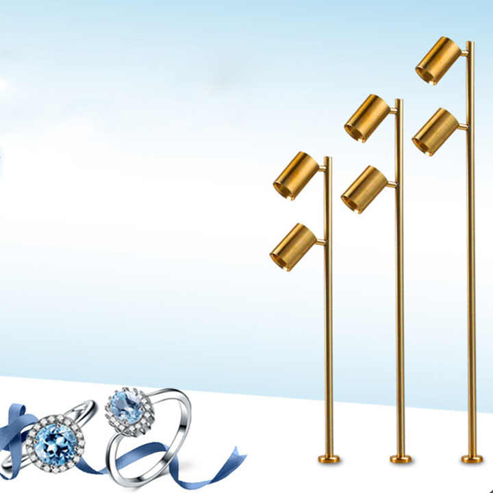 LED Spot Watch Jewelry Display Double Head Shop Cabinet Museum Showcase Lighting