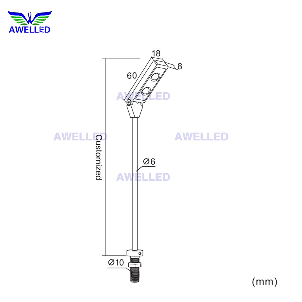 2W Classic LED Shop Lighting Spotlight for Cabinets and Displays