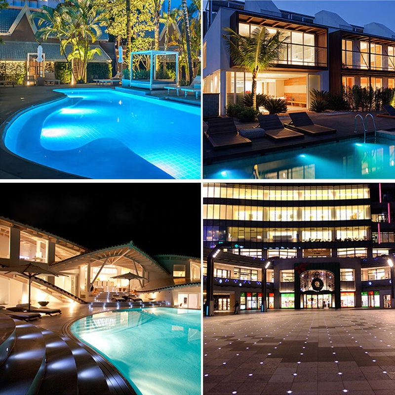 IP67 Waterproof Small Inground Mini Deck Uplight Path Way 1W Landscape LED Underground Light