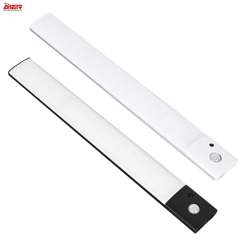 Under Cabinet Lighting Rechargeable Magnetic Side Cabinet Light Motion Sensor Dimmable Night Lamp for Kitchen Bedroom Closet