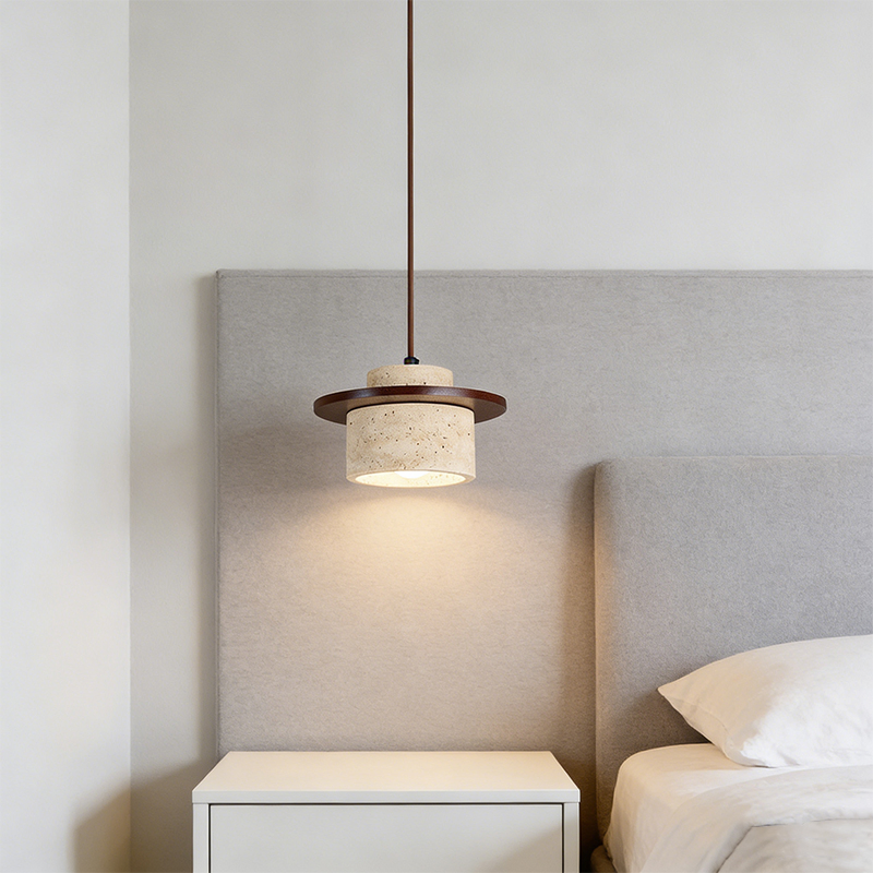 Home Stone Hanging Lamp Indoor Dining Decorative Chandelier Pendant Light